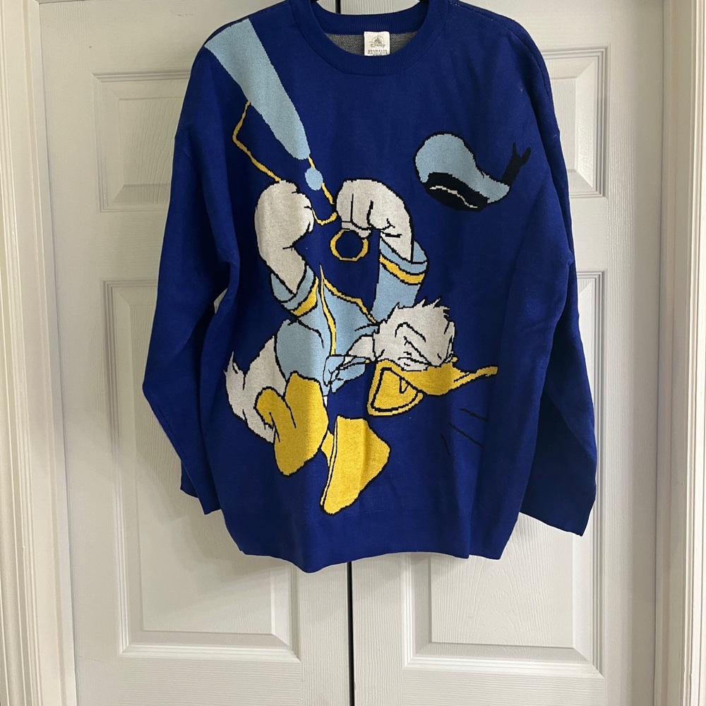 Donald Duck Knit Sweater Men’s XL BNWT